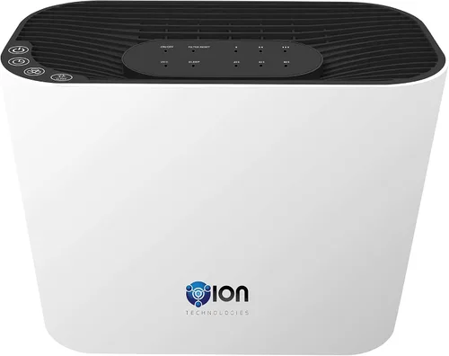 Vista 8 de Purificador de aire True HEPA 4 en 1 3 velocidades más UV-C (negro)