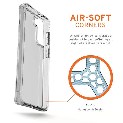 Vista 6 de URBAN ARMOR GEAR UAG - Funda protectora para Samsung Galaxy S21 Plus, transparente, resistente, ligera, delgada, a prueba de golpes, transparente