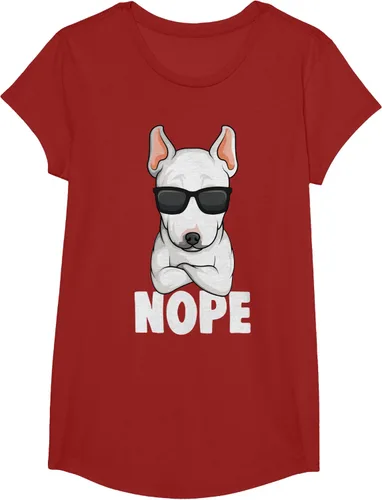 Vista 86 de Camiseta de perro Bull Terrier para niños y mujeres, Negro