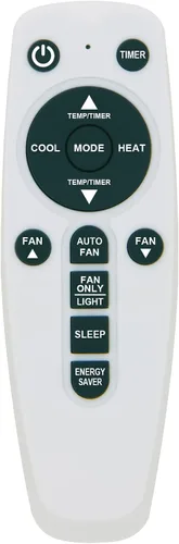 Vista 4 de Repuesto para control remoto de aire acondicionado Frigidaire que aparece en la imagen (C)