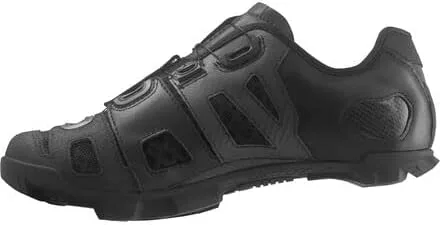 Vista 4 de Lake MX242 Endurance - Tenis de ciclismo anchos para hombre, negroplateado, 47.0
