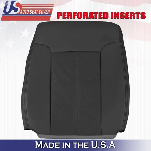Vista 2 de U.S.AutoSeatCover 2013 2014 para Ford F450 F550 Lariat conductor pasajero superior cuero Seat Covers BLK