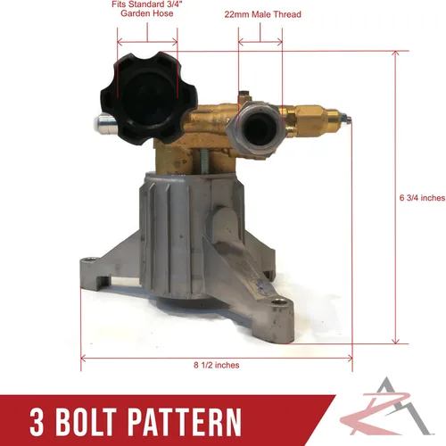 Vista 3 de Bomba de agua mejorada para lavadora a presión de potencia de 2800 PSI Troy-Bilt 020489 020489-0 -1 Supplier_id_theropshop, UGEIO150261891569962