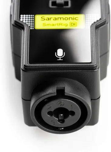 Vista 3 de Saramonic SmartRig Di Interfaz de audio Lightning profesional con entradas XLR y 1/4" para iPhone y iPad