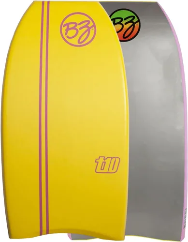 Vista 11 de BZ BodyBoards - T-10 Progressive Series Bodyboard - HDPE Slick - Crescent Tail - Núcleo PHUZION - Cubierta de 8 libras