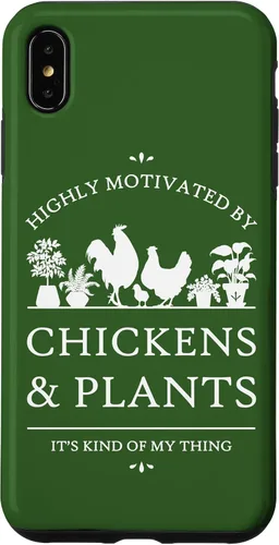 Vista 7 de Funda para iPhone 14 altamente motivado por pollos y plantas