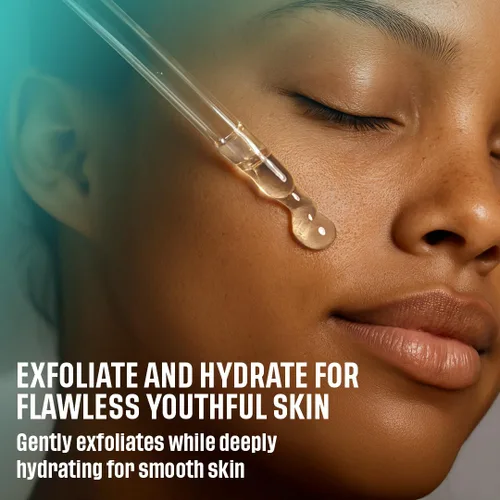 Vista 2 de ADM 2% BHA AHA - Exfoliante líquido – Suero de ácido salicílico – Minimizador de poros, pelado suave para puntos negros y arrugas con ácido