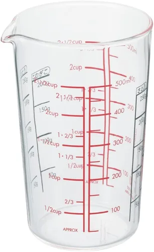 Vista 3 de Hario Taza medidora de vidrio a prueba de calor, 6.8 fl oz