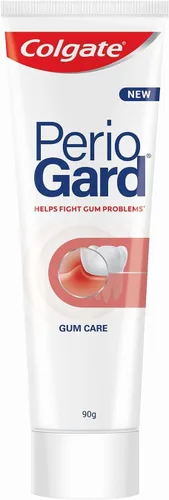 Vista 4 de Colgate Protección de las encías PerioGard pasta de dientes 90 grm/3.2 oz ayuda a combatir la placa, fórmula activa dual ayuda a mantener las encías