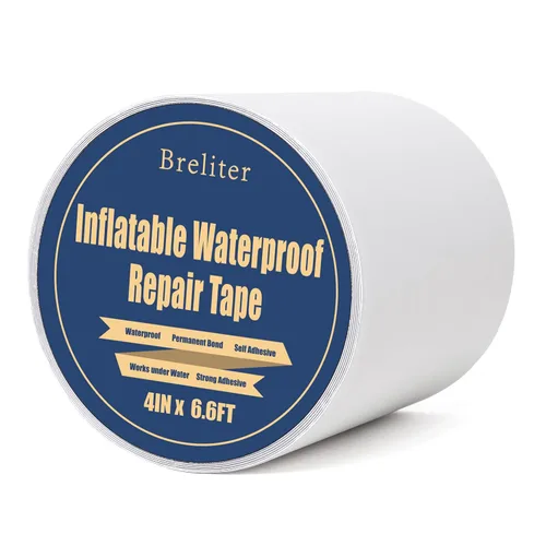 Vista 9 de Breliter Cinta de Reparación Impermeable para Inflables – Kit de Reparación de Parches de TPU Impermeable, Cinta de Reparación de Sellado para 6.0