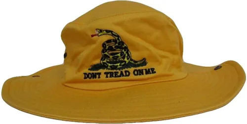 Vista 3 de Amarillo Gadsden Tea Party No Tread on Me Cubo Sombrero Cap