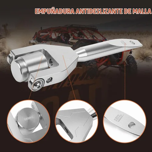 Vista 2 de KEMIMOTO Herramienta de cambio de cinturón X3 compatible con Can am Plateado