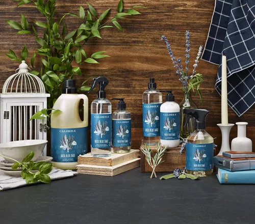 Vista 7 de Caldrea Detergente líquido para ropa, eficaz para todas las telas y todas las temperaturas, aroma a salvia azul albahaca, 64 onzas