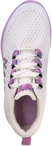 Vista 4 de Nautica - Tenis de deporte para mujer con agujetas para correr caminar casuales
