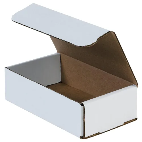 Vista 8 de Box USA Cajas de envío pequeñas 5"L x 4"W x 3"H, paquete de 50 - Cajas blancas a prueba de aplastamiento para embalaje, almacenamiento, regalos