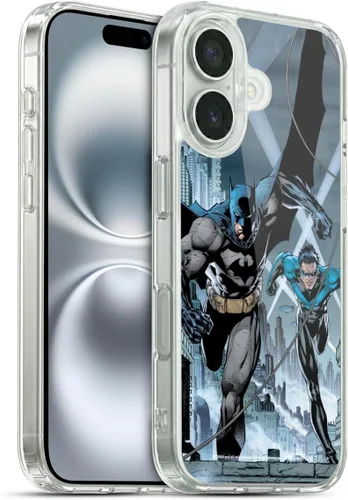Vista 25 de Head Case Designs Funda de gel Hush con licencia oficial de Batman DC Comics #608 (protección de grado militar) compatible con Apple iPhone 7