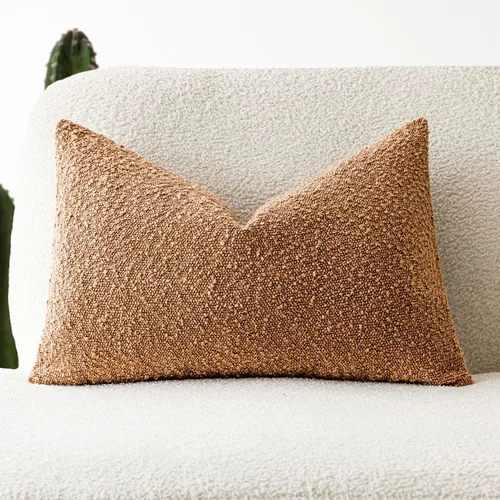 Vista 63 de Foindtower Fundas de almohada decorativas con textura de boucle, fundas de almohada sólidas, neutrales, suaves y acogedoras para silla, sofá