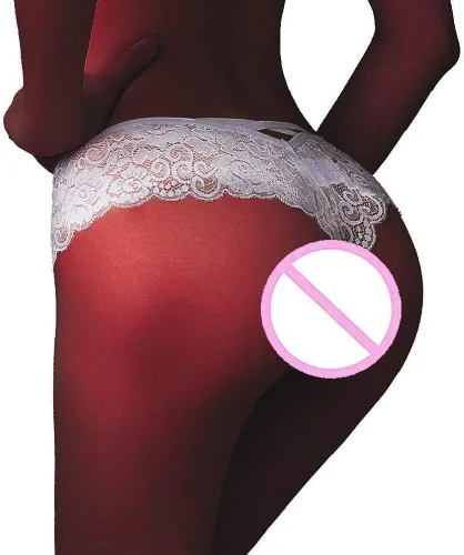 Vista 9 de Tanga de encaje 4 piezas ropa interior para mujer lencería sexy bragas con flores tangas para tacones sexys negro blanco verde rojo S