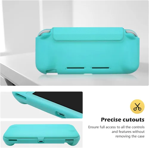 Vista 5 de ProCase Funda abatible para Nintendo Switch Lite con 2 protectores de pantalla de vidrio templado, funda protectora delgada con cubierta frontal