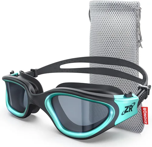 Vista 15 de ZIONOR G1 MAX - Gafas de natación polarizadas antivaho para hombres y mujeres A (polarizado + humo brillante)