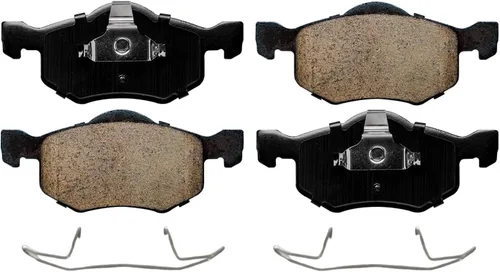Vista 172 de Detroit Axle - Rotores de freno para Ford 2013-2019 Explorer Taurus Flex Lincoln MKT MKS, rotores de freno de disco ranurados perforados de repuesto