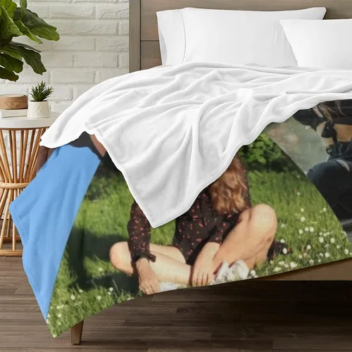 Vista 3 de Regalo para mamá y esposa, manta personalizada con 6 fotos, manta personalizada con imagen para familia, amigo, padre, madre, Navidad, cumpleaños