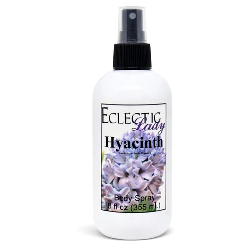 Vista 9 de Eclectic Lady Spray corporal de jacinto, doble fuerza, 2 onzas, niebla corporal