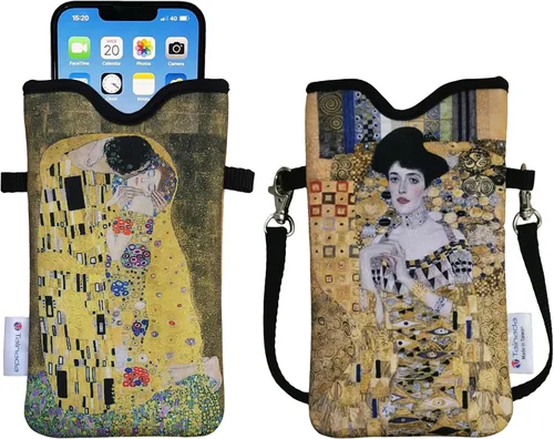 Vista 97 de Tainada Funda Estuche Bolsa de Neopreno para Teléfono para Hombres y Mujeres con Correa Cruzada/Cordón para el Cuello para iPhone 17/16/15 Pro Max