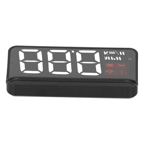 Vista 8 de Obdii Hud, velocímetro de coche, Obd2 Hud proyector de parabrisas multifunción medidor de alarma fatiga recordatorio de conducción