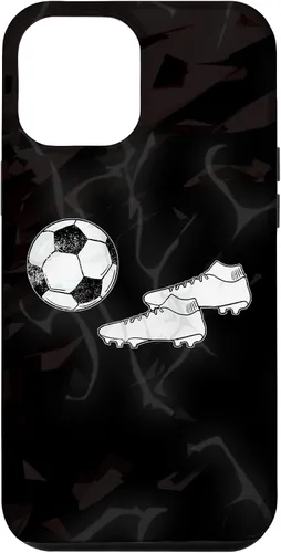 Vista 25 de iPhone 16 Balón de fútbol y zapatos Cool Football Sport Jugadores Equipo Caja de regalo