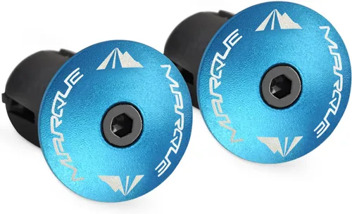 Vista 10 de MARQUE Alloy ENZ - Tapones para manillar de bicicleta de carretera, extremos de barra de mango de aluminio, tapones para barras de caída, tapas