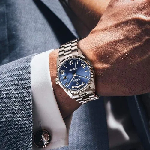 Vista 5 de CADISEN Reloj mecánico automático para hombre relojes casuales para hombre zafiro impermeable