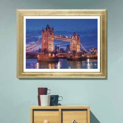Vista 6 de Clementoni - 39674 Colección Puzzle Tower Bridge - Rompecabezas 1000, hecho en Italia, rompecabezas para adultos piezas