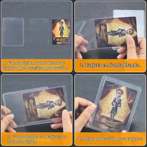 Vista 4 de Juego de fundas para tarjetas de 3 x 4 pulgadas