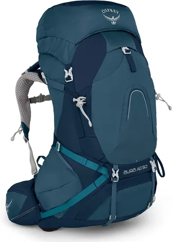 Vista 11 de Osprey Aura AG 50L Mochila de mochilero para mujer, gris Vestal, XS