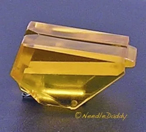 Vista 3 de Aguja giratoria STYLUS se adapta a Technics EPC-P53 EPCP53 P-22 P22 P-23 718 AMBER