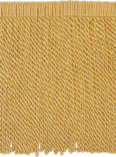 Vista 3 de DÉCOPRO Borde tradicional de flecos de lingote de 9 pulgadas de largo con cabecera de punto elegante (estilo # BFS9) oro antiguo #C4