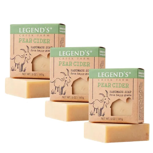 Vista 21 de Legend's Creek Farm Goat Milk Soap - Jabón hidratante limpiador para manos y cuerpo, jabón natural de 5 onzas para piel sensible, hecho a mano