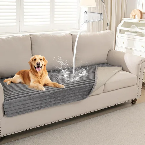 Vista 8 de Deep Dream Fundas de reposabrazos para sofá, juego de 2 fundas de reposabrazos impermeables y suaves, funda protectora lavable para silla reclinable