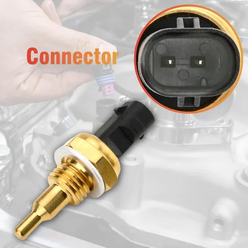 Vista 3 de 13627580635 Sensor de temperatura del refrigerante compatible con 330e 330i 335i 340i 430i 440i 535i 640i 745e 750i M2 M4 M440i X1 X3 X5 X6 X7