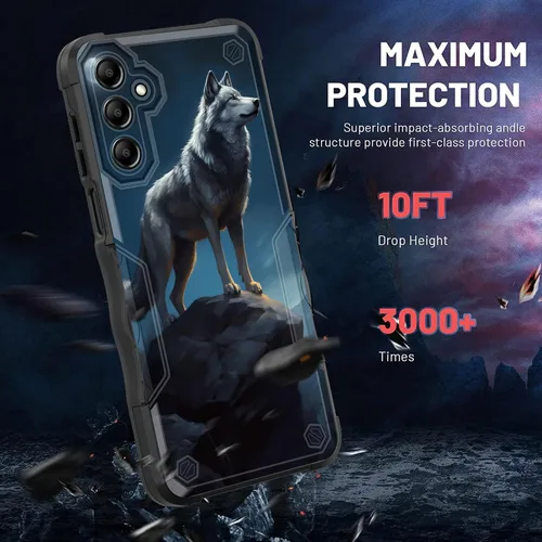 Vista 965 de Funda para Galaxy A14 5G, [Doble Capa][Protección contra Caídas de Grado Militar de 10 Pies] [Antideslizante] Funda Resistente a Prueba de Golpes