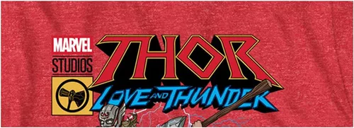 Vista 4 de Marvel Camiseta Thor para niños, camiseta Love and Thunder Thor