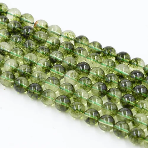 Vista 6 de 6mm Cuentas Redondas de Granate para Hacer Joyería DIY, Poder Curativo de Cristal, Piedras Preciosas Sueltas para Hacer Pulseras y Collares, Hilo