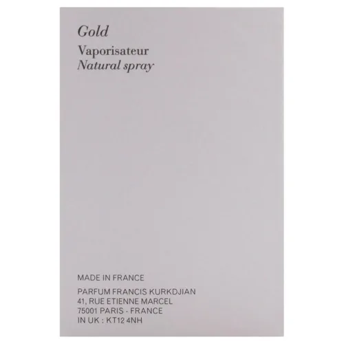 Vista 6 de Maison Francis Kurkdjian Gentle Fluidity Gold, 2.4 Fl Oz