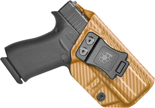 Vista 9 de Amberide IWB Kydex Holster for Glock 43 / 43X / 43X MOS, Concealed Carry, MOS and Non-MOS Options Available, Adjustable Cant, Posi-Click Retention