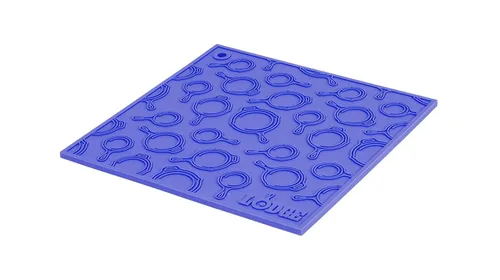 Vista 5 de Lodge Salvamanteles de silicona de 7 pulgadas, apto para lavavajillas, diseñado para uso universal, uso como salvamanteles o soporte de mango