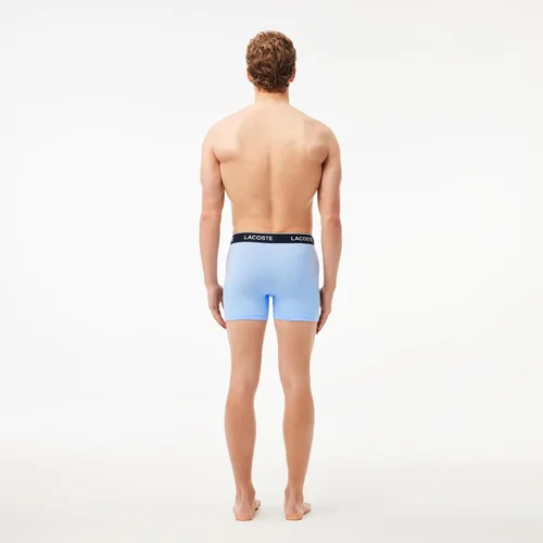 Vista 4 de Lacoste Paquete de 3 calzoncillos tipo bóxer para hombre