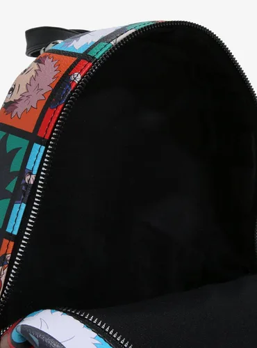 Vista 4 de Hot Topic Jujutsu Kaisen Chibi - Mini mochila con rejilla de personajes, Multi