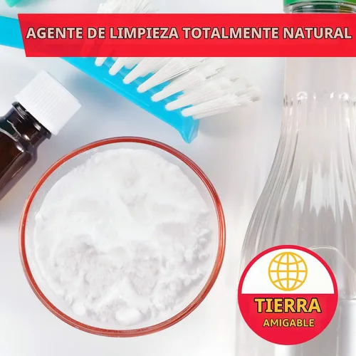 Vista 6 de Roots Circle Bicarbonato de sodio a granel 1 recipiente hermético grande de 35.2 onzas Bicarbonato de sodio puro para cocinar, hornear, limpiar