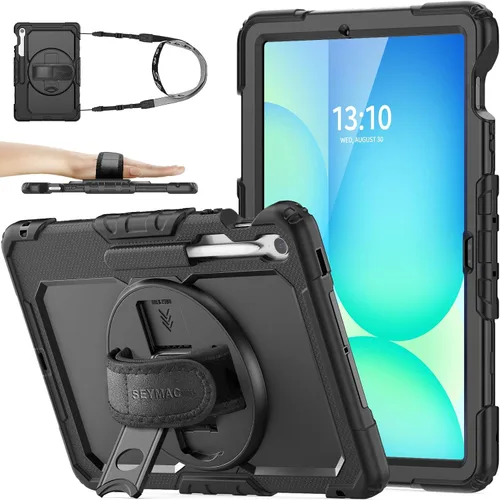 Vista 23 de SEYMAC stock Funda para Samsung Galaxy Tab S10 Lite / S10 FE / S9 FE 5G / S9 Funda para Tableta 10.9''/ 11'' Protectora con Protector de Pantalla